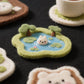 Cute Pond Animal Felting Coaster Kit