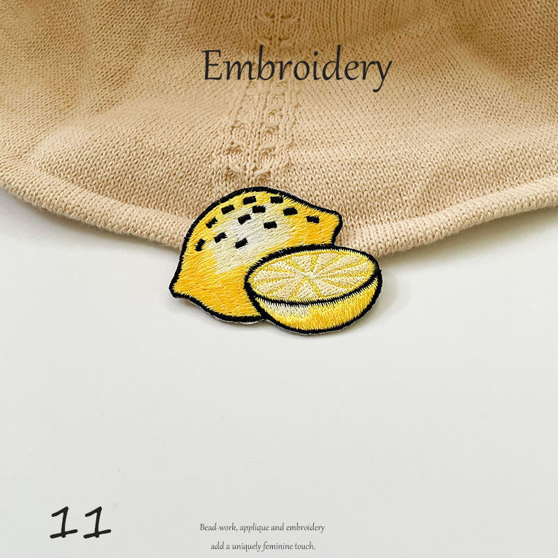Fruit Series Embroidered Iron-on Patches