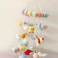 DIY materials for hand-knitting baby crib mobiles and crochet hooks