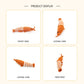 Funny Crochet Shrimp Plush - Silly Amigurumi Prawn Foodie Gag Gift