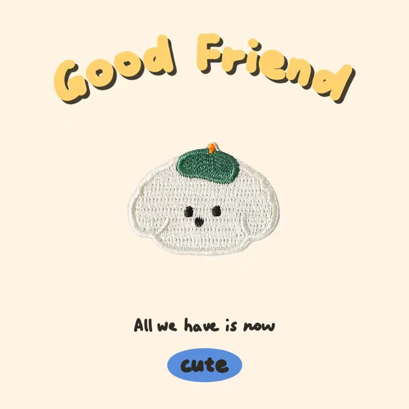 Cartoon Bear Embroidery Patch