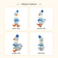 Funny Crochet Pigeon Plush - Cute Amigurumi City Bird Toy with Beret Hat