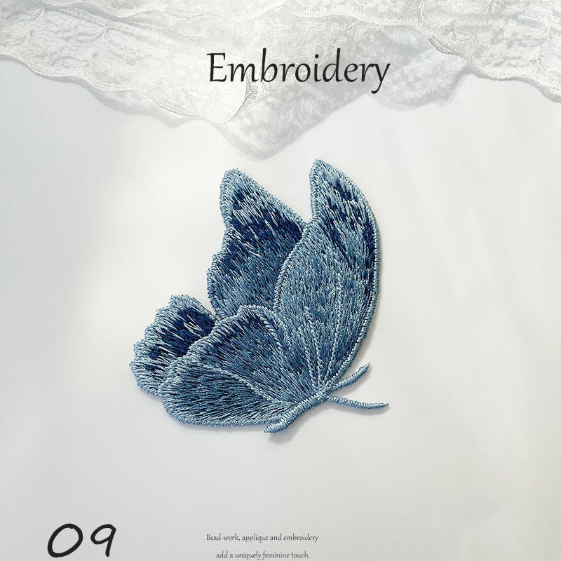 Colorful Embroidered Butterfly