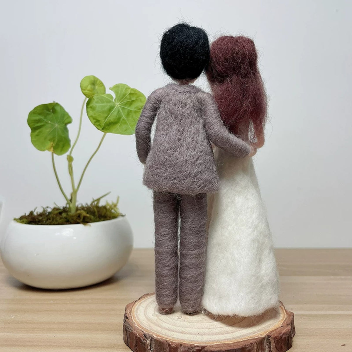 Wedding Couple Felting Decor Kit
