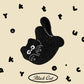 Cartoon Black Cat Embroidery Patch