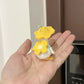 Handmade DIY "Back-to-School Duck" Keychain — Crochet Kit (Yarn & Materials) — Knitted Doll Gift