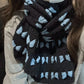 Bow clouds cotton scarf wool handmade diy crochet material package handwoven gift