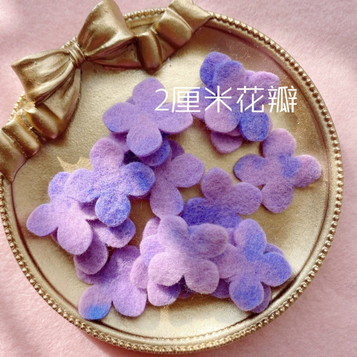 Colorful Hand-Dyed 100% Wool Felt Fabric for Handmade Flowers