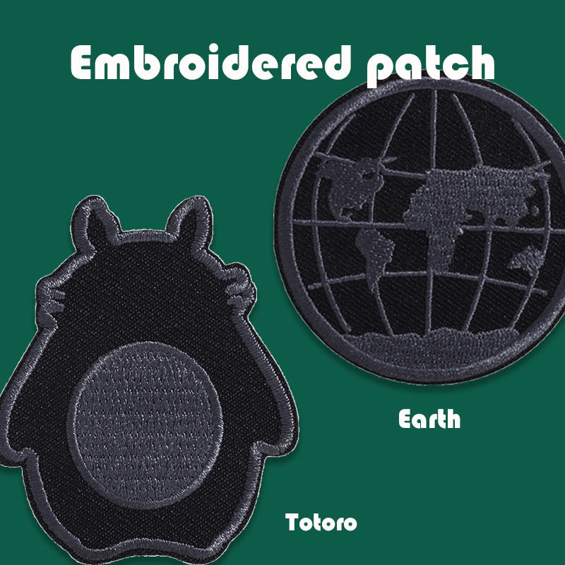 Black Shape Embroidery