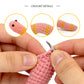 Pink Crochet Caterpillar Plush Toy