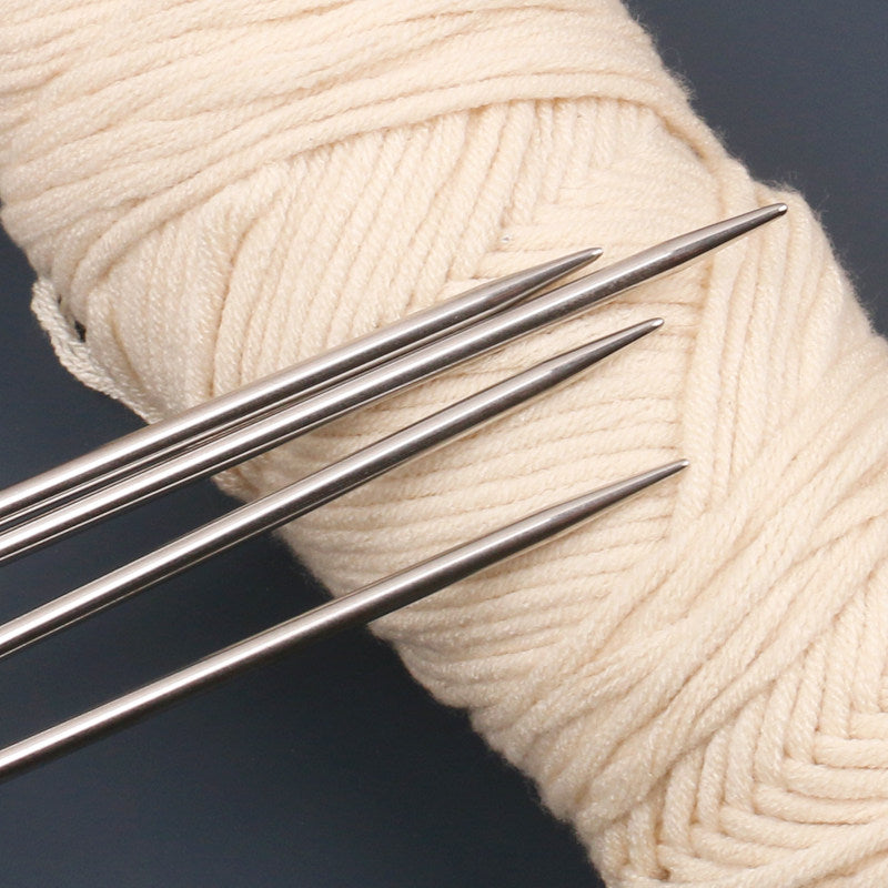 Stainless Steel Straight Knitting Needles (Knitting Tools)
