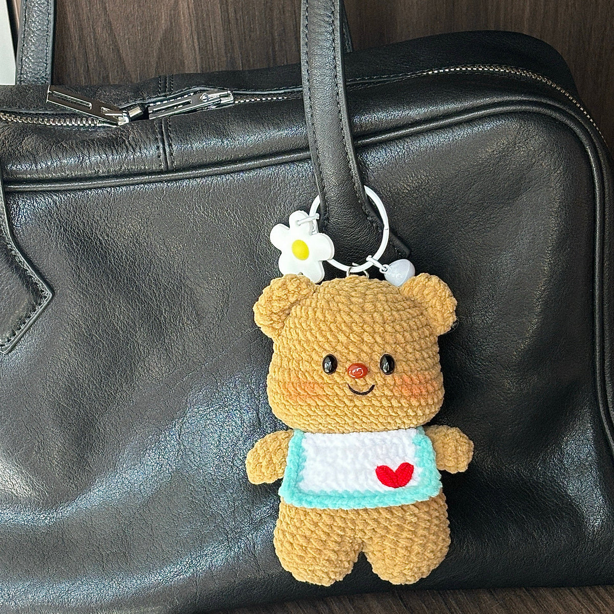 DIY Bear Doll Keychain Crochet Kit - Couple Pendant - Custom Gift
