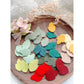 Colorful Pure Wool Felt Leaf Pieces