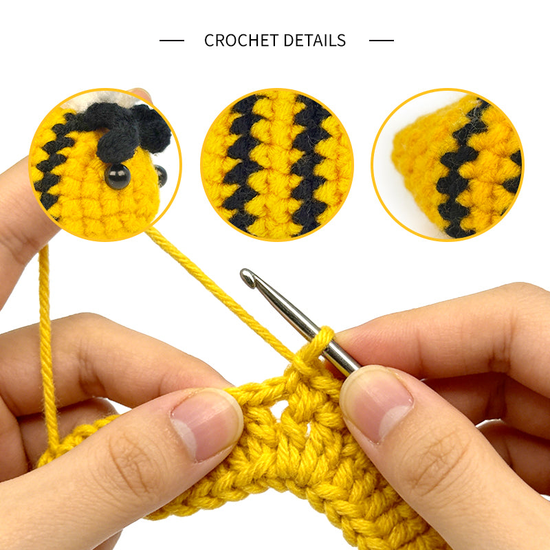 Crochet Bee Plush Toy