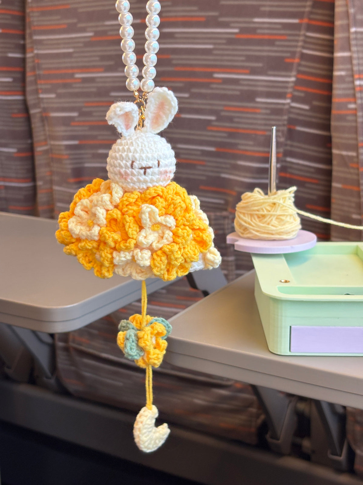 DIY Laurel Rabbit Wind Chime Pendant Crochet Kit