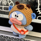 DIY Crochet Kit for Ugly Fish Capibala Bag Keychains/Dolls/Gifts