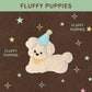 Plush Dog Embroidery Patch