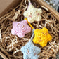 Cute little star pendant, handmade yarn, DIY crochet kit, crochet doll gift.