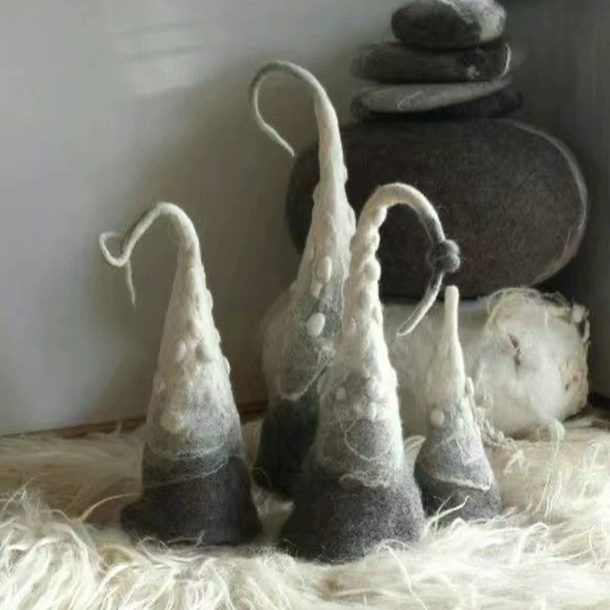 Textured Curly Wool Fiber for Needle & Wet Felting