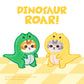 Cute Plush Unicorn & Dinosaur Embroidered Patches