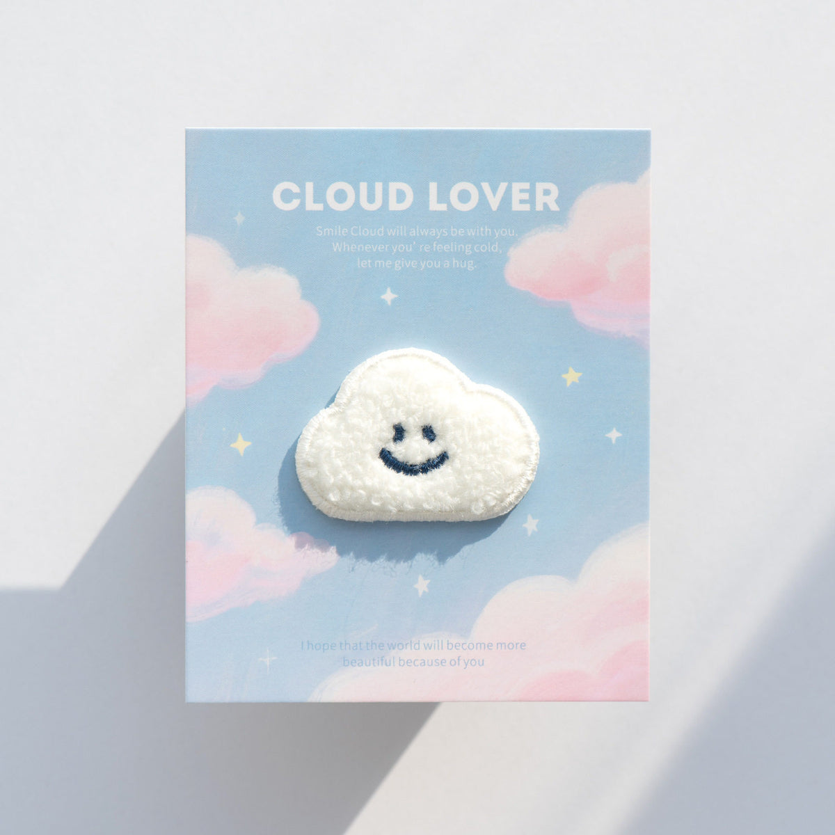 Fluffy Cloud Embroidery Patch