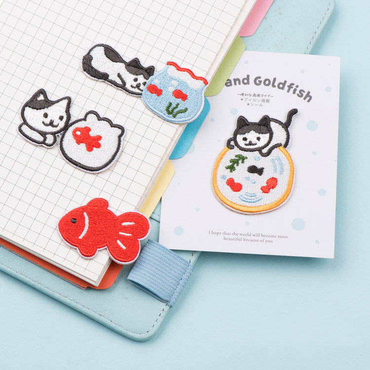 Cute Cat Embroidery Patch