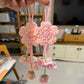 DIY handmade crocheted cherry blossom and lily of the valley yarn craft kit for boredom and relaxation.