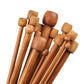 Carbonized Bamboo Knitting Needles