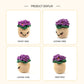 Handmade Crochet African Violet Plant - Kawaii Amigurumi Potted Flower