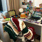 Handmade Chunky Crochet Blanket – Cozy Plush Yarn Throw for Warmth, Sleep & Gift