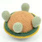 Handmade Crochet Turtle Plush - Cute Amigurumi Green Tortoise Nursery Decor