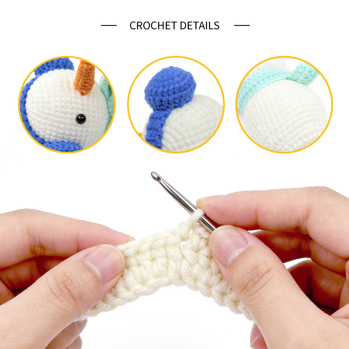 Handmade Crochet Snowman Plush - Cute Amigurumi Christmas Holiday Gift