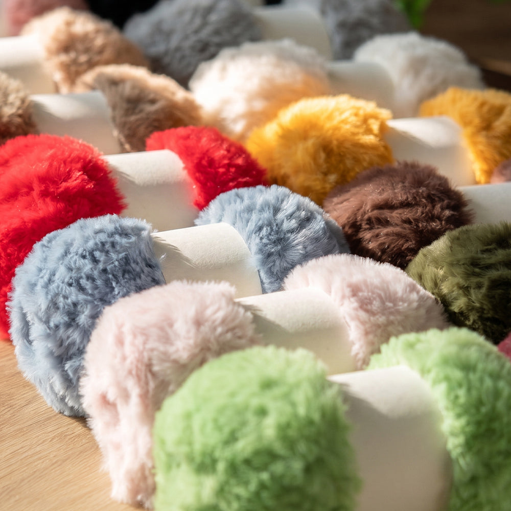 Faux Mink Fur Yarn Chunky Weight