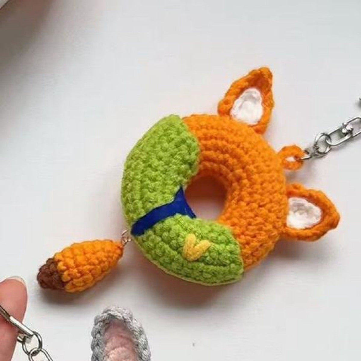 Handmade Crochet Animal Keychain