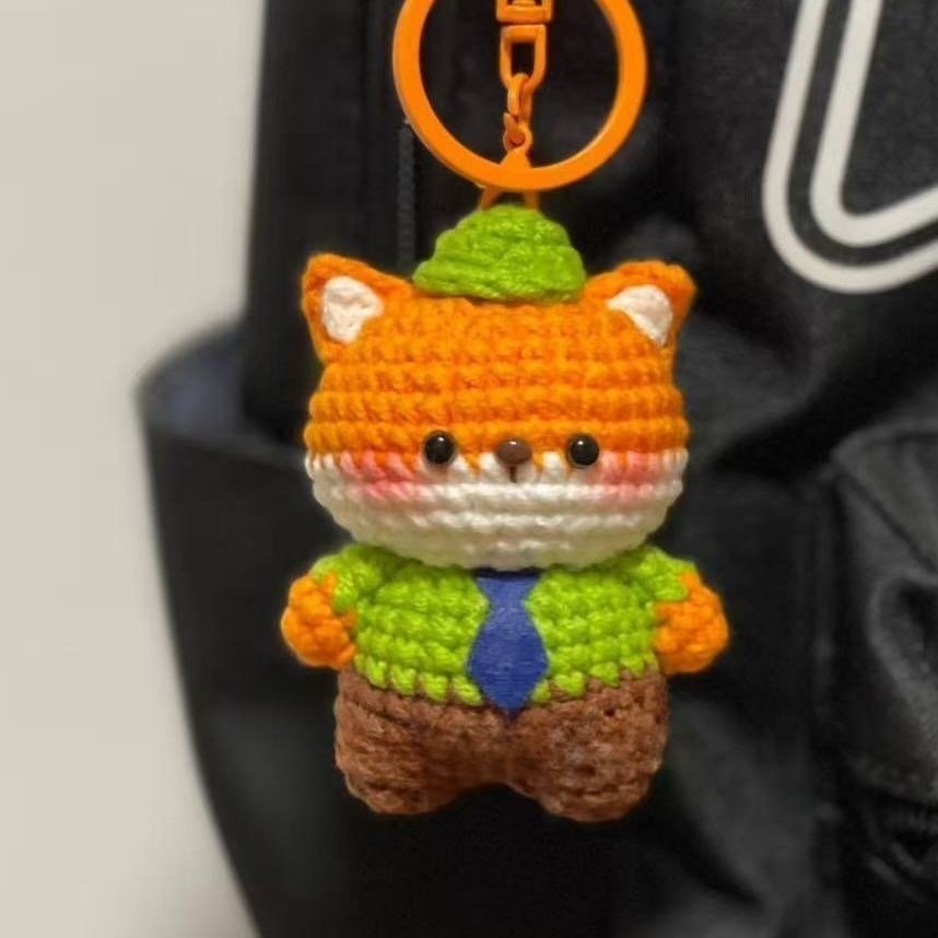 Handmade Crochet Animal Keychain