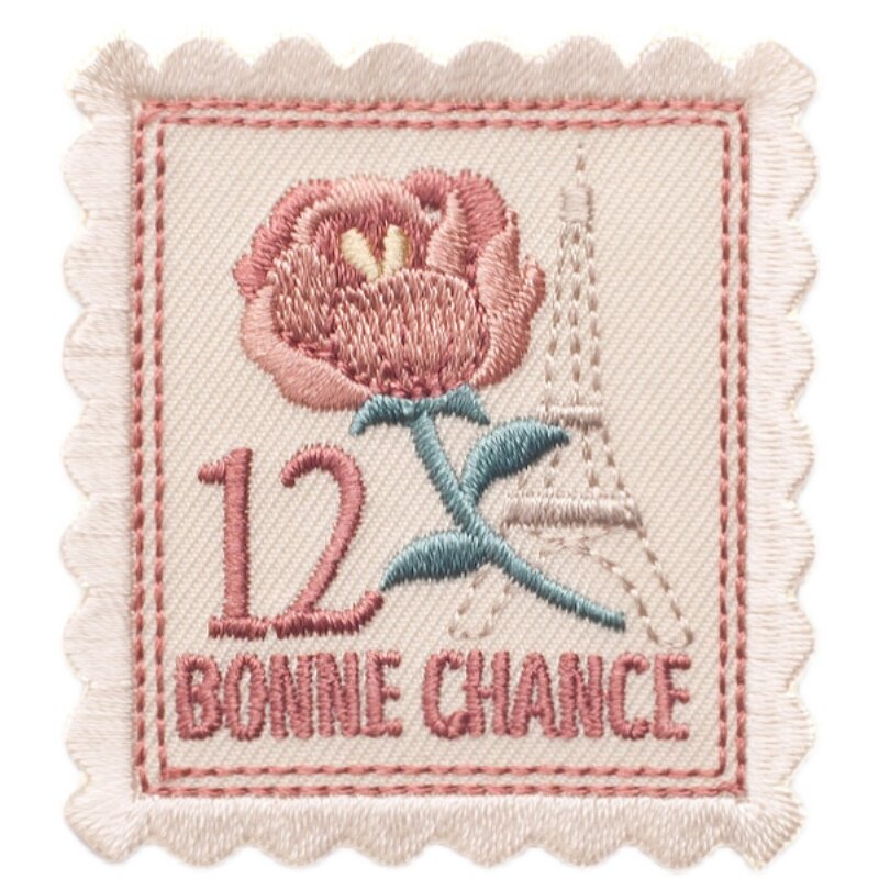 Classic Stamp-Style Embroidered Patches