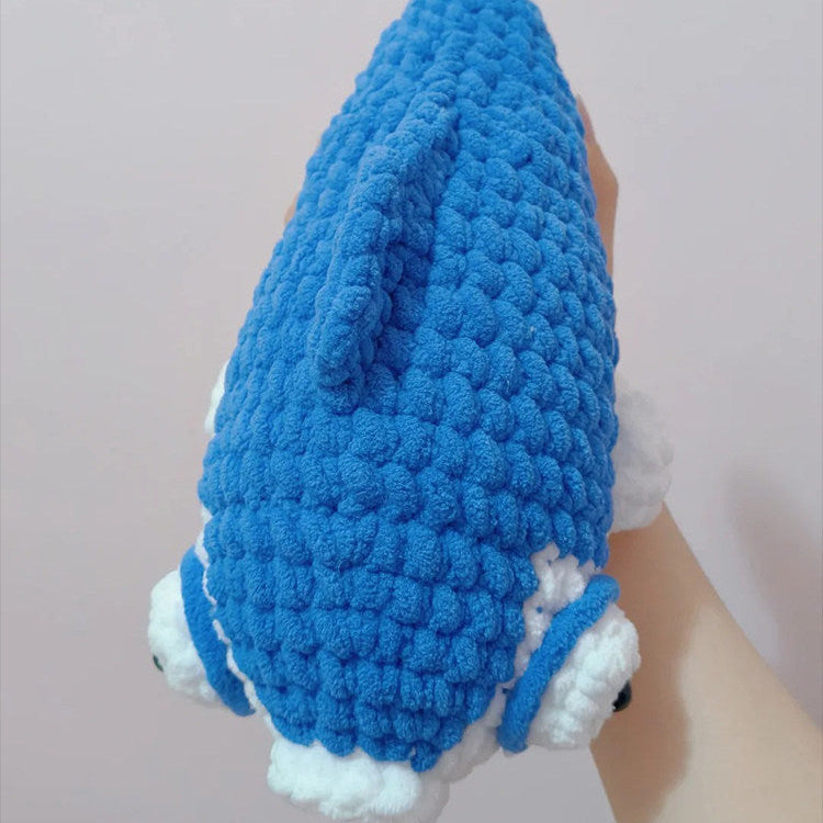 Cute handmade salted fish stick crochet kit, DIY crocheting gift, yarn hand-knitting.