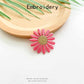 Daisy Embroidery Patch