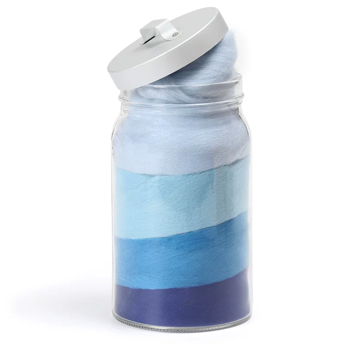 Needle Felting Sky Blue Felt Kit 50g