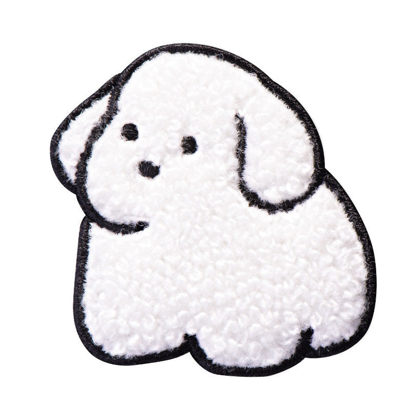 Plush Dog Embroidery Patch