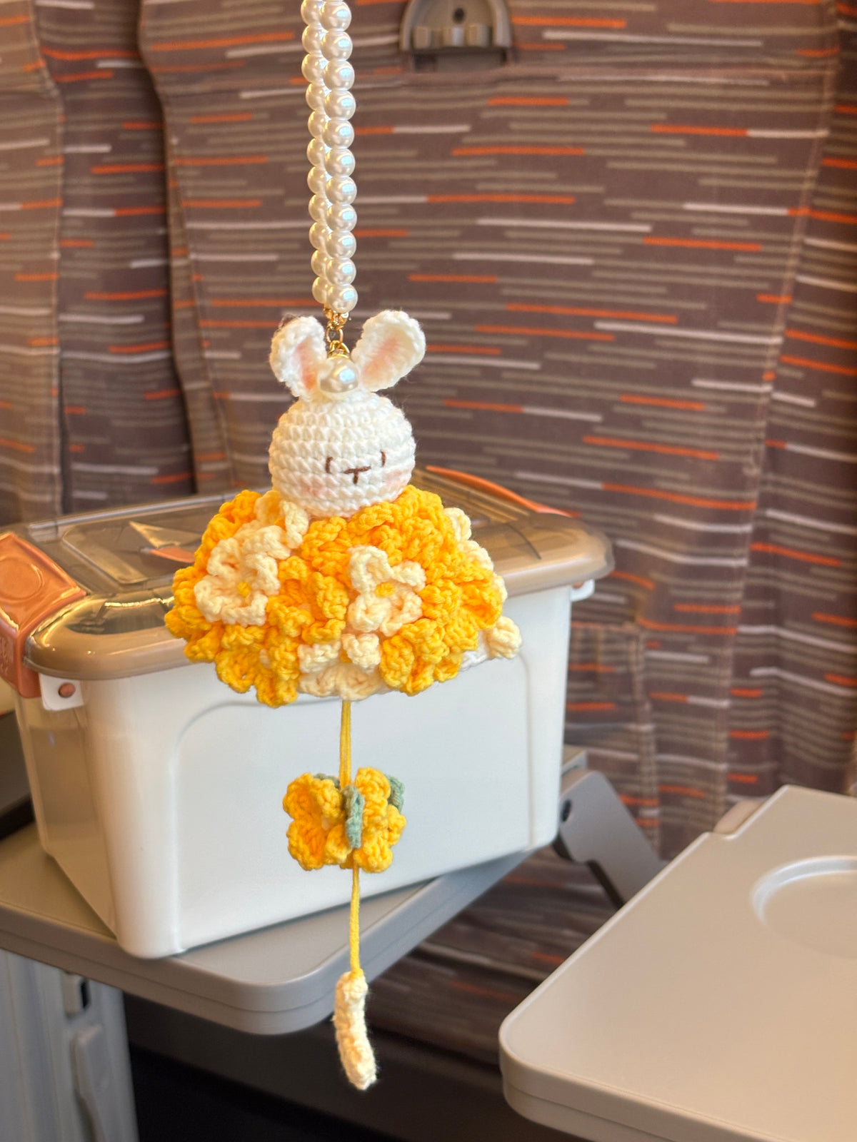 DIY Laurel Rabbit Wind Chime Pendant Crochet Kit