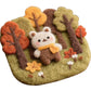 Cute Autumn Coaster Felting Kit