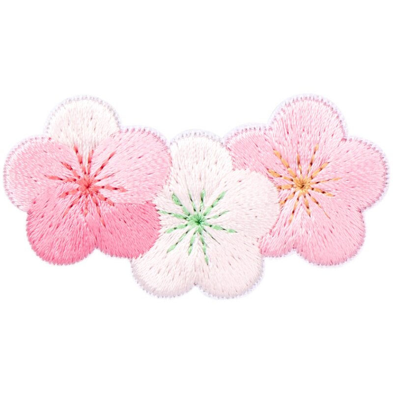 Fragrant Plum Blossom Embroidery Patch
