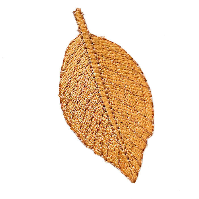 Fresh and Delicate Leaf Embroidery