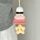 DIY Badminton Racket Keychain/Basket Material Kit,Colorful Beginner Badminton Craft Keychain