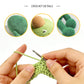Funny Crochet Avocado Plush Toy - Quirky Amigurumi Fruit Desk Decor