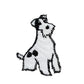 Cute Little Puppy Iron-on Patch — Animal Embroidery Appliqué