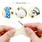 Funny Creepy Cute Panda Crochet Plush - Gothic Amigurumi Star Skirt Doll