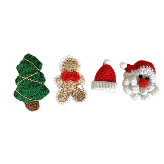 Christmas gift DIY knitting kit crochet pendant