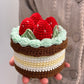 DIY Strawberry Cake Storage Box - Crochet Kit for Handmade Birthday and Valentine's Day Gifts